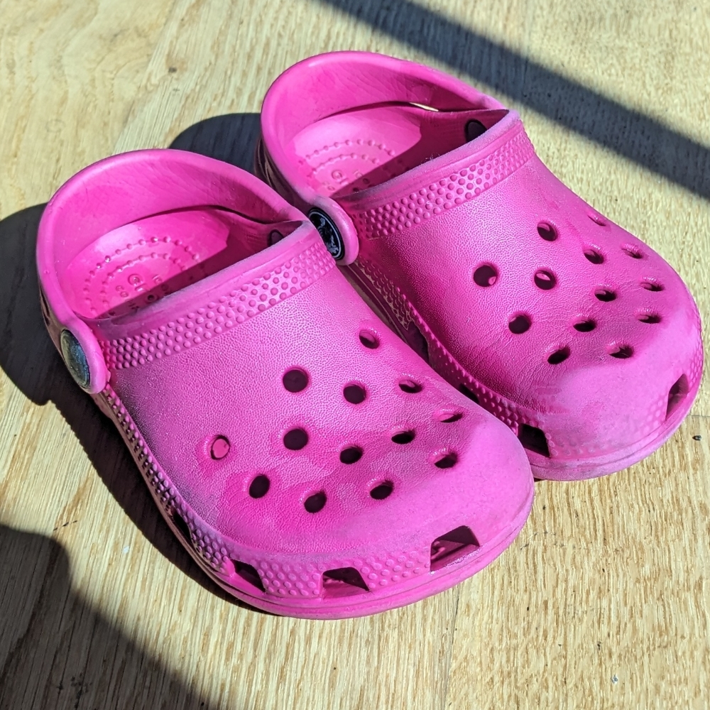 Kids Crocs toddler 8, bright pink